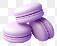 PNG Purple macarons food confectionery freshness.