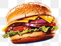 PNG Burger food advertisement hamburger.