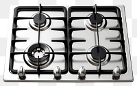 PNG Electric gas stove appliance kitchen white background.