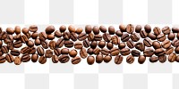 PNG Coffee beans backgrounds white background freshness.