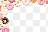 PNG Donut food confectionery backgrounds.