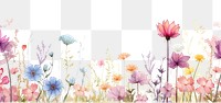 PNG Pastel flower outdoors pattern nature