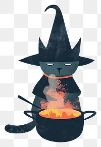 PNG Fireplace cookware cartoon burning.