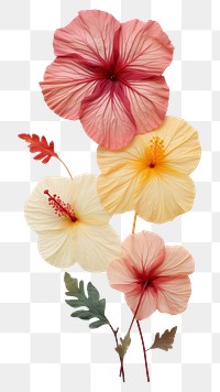 PNG Pressed hibiscus wallpaper flower petal plant.