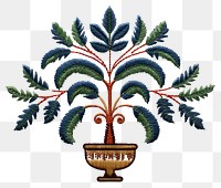PNG Pattern plant leaf art.