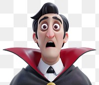 PNG Dracula cartoon face 