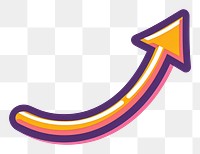 PNG Arrow cartoon line logo.
