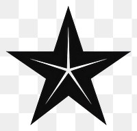 PNG Star logo icon symbol black white