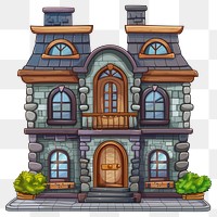 PNG Cartoon of Basement architecture building house.