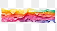 PNG Colorful adhesive strip paper white background creativity.