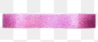 PNG Glitter adhesive strip white background celebration rectangle.