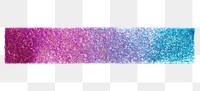 PNG Glitter adhesive strip white background creativity turquoise.