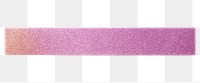PNG Dot pattern glitter adhesive strip white background bling-bling rectangle.