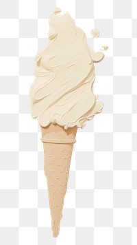 PNG Melting ice cream cone dessert food clothing