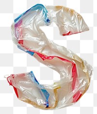 PNG Plastic bag alphabet S white background jewelry yellow.