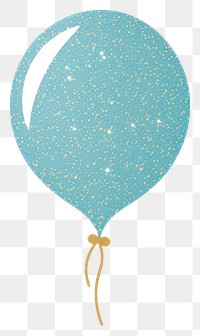 PNG Balloon celebration decoration pattern.