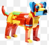 PNG Dog made with toy representation creativity carnivora.