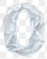 PNG Plastic bag number 0 paper crumpled wedding.