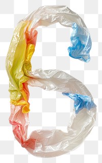 PNG Plastic bag plastic bag number 6 white background jewelry yellow.