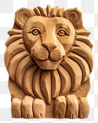 PNG Kids Sand Sculpture lion sculpture statue art.