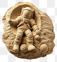 PNG Representation creativity sculpture astronaut.