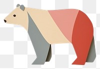 PNG Bear walking mammal art representation.