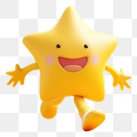 PNG Star character cartoon toy representation
