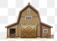 PNG Architecture illustration barn building outdoors farm.