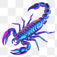 PNG Neon scorpion lobster seafood animal