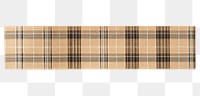 PNG Tartan pattern adhesive strip plaid white background rectangle.
