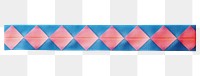 PNG Argyle pattern adhesive strip pink blue 