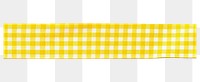 PNG Gingham pattern adhesive strip backgrounds yellow white background.