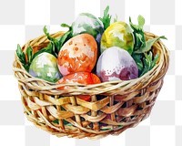 PNG Eggs busket basket plant food.