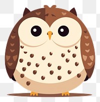 PNG Flat design character owl animal bird beak.