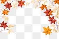 PNG Maple paper backgrounds pattern.