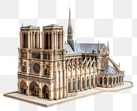 PNG Notre Dame de Paris architecture building tower.