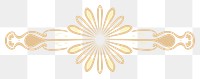 PNG  Daisy divider ornament pattern symbol white background.