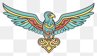 PNG Ornament divider parrot symbol flying bird.