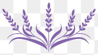 PNG  Lavender divider ornament flower plant agriculture.