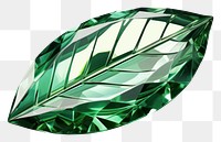 PNG  Leaf gemstone jewelry emerald