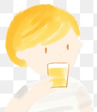 PNG Hand drawn a alcohol in kid illustration book style drinking white background refreshment.