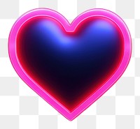 PNG Heart light neon symbol.