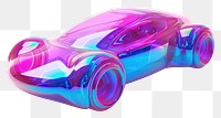 PNG Simple car icon purple toy white background.