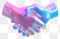 PNG Simple hands shake icon white background handshake agreement