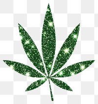 PNG Cannabis leaf icon shape plant green.