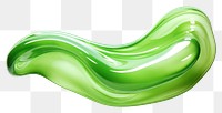 PNG Green abstract graphics curve.