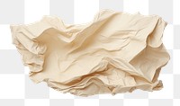PNG Beige color crumpled paper white white background simplicity.