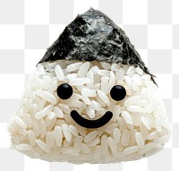 PNG Onigiri cute food rice anthropomorphic.
