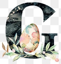 PNG Font egg cartoon number.