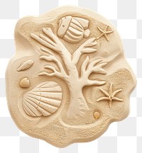 PNG Creativity seashell pattern relief.